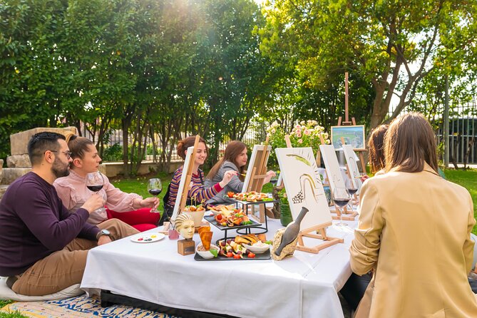 Paint Away: Ancient Salona Tour with Wine, Dine, and Delight! - Hotel President Solin painting session: the hands-on part that makes it stick