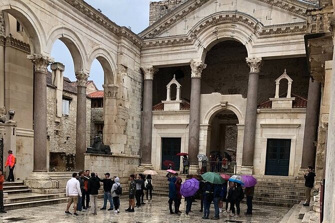 Private History Split Walking Tour in Italian - Small group - Fruit’s Square (Trg Brace Radic): Venetian Layers and Marko Marulić