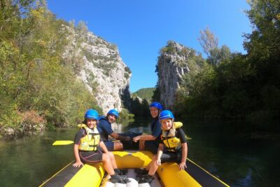 Private rafting on Cetina river with caving & cliff jumping,free photos & videos - Gear, insurance, and safety with a guide who stays in control