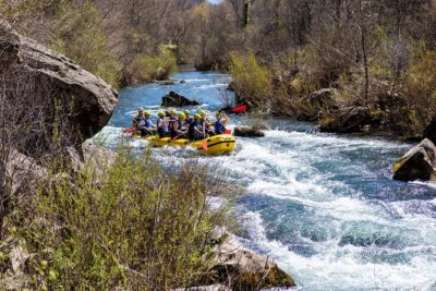 Rafting Cetina River from Split or Cetina river - Gear up in the warehouse, then get briefed right