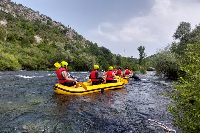 Rafting on Cetina River Standard Route - What the ride feels like: rapids, waterfalls, and short moments to reset