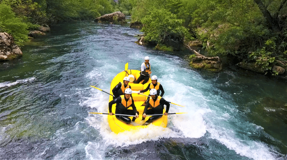 Rafting on the Cetina river - Where you start on the Cetina day: Rafting Pinta and the Radmanove Mlinice finish