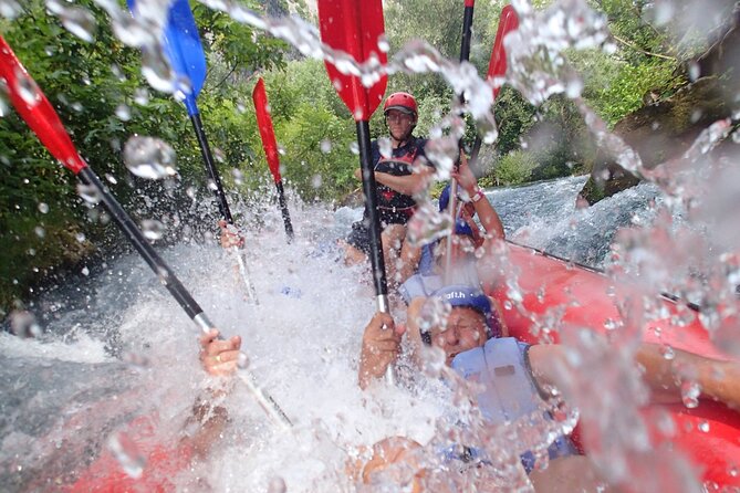 Rafting on the River Cetina from Omis Croatia - Swim-and-jump breaks: how to use them well