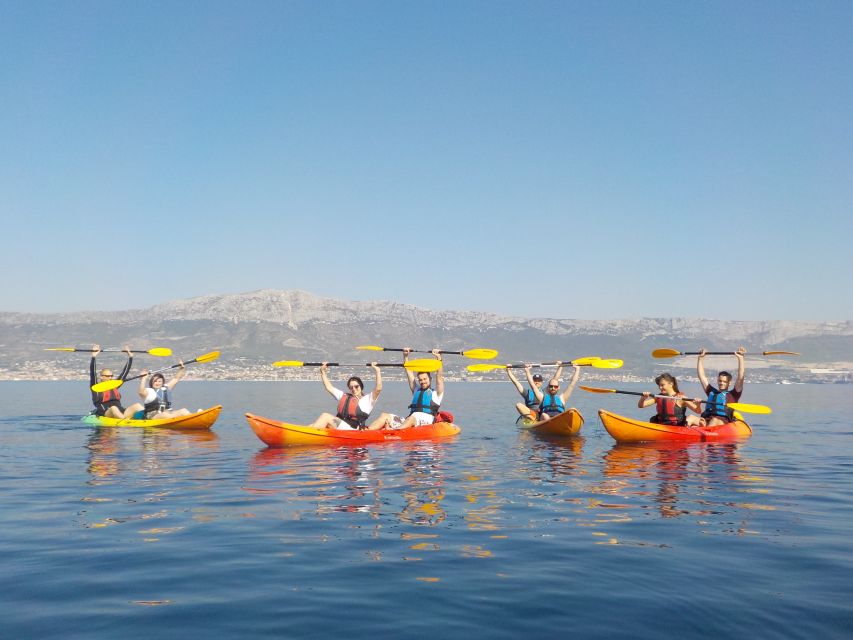 Split 4-Hour Guided Sea Kayak Tour - Heading toward the port: promenade views, red roofs, and an old palace