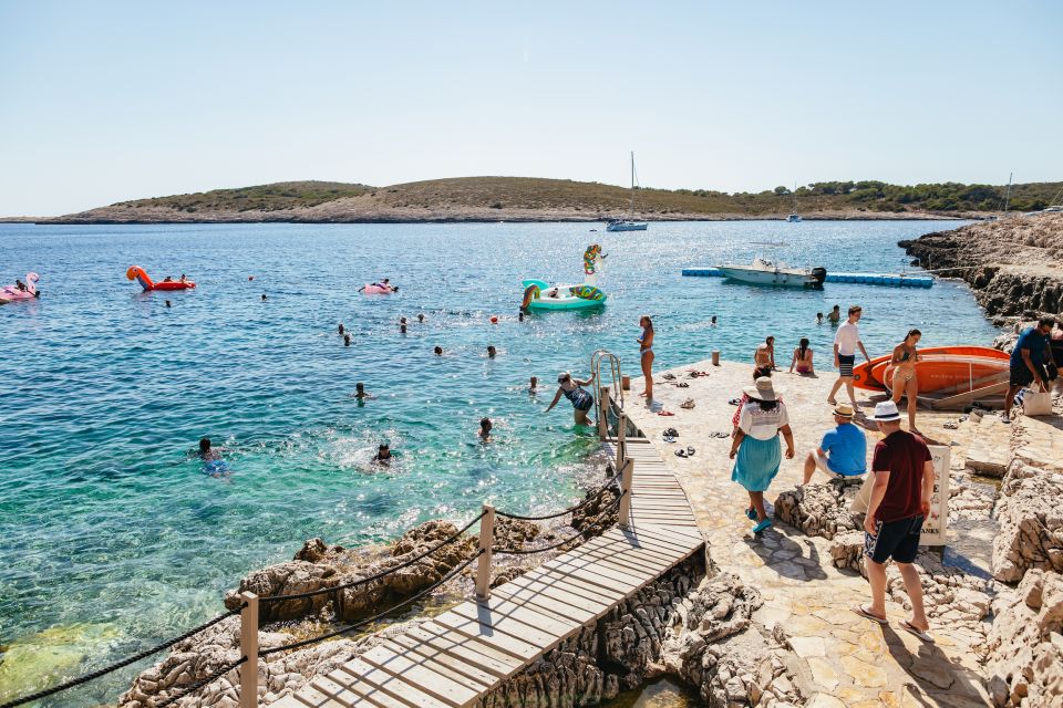 Split: Blue Cave, Vis & Hvar Full-Day Trip by Speedboat - Stupišće military base photo stop: quick context, then back to the scenery