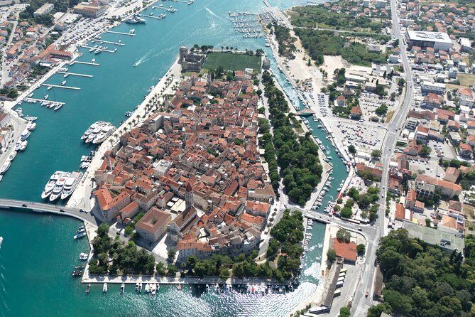 Split: Blue Lagoon & 3 Island Cruise with Wine & Snorkeling - Ciovo on the clock: Laganini beach when weather changes the plan