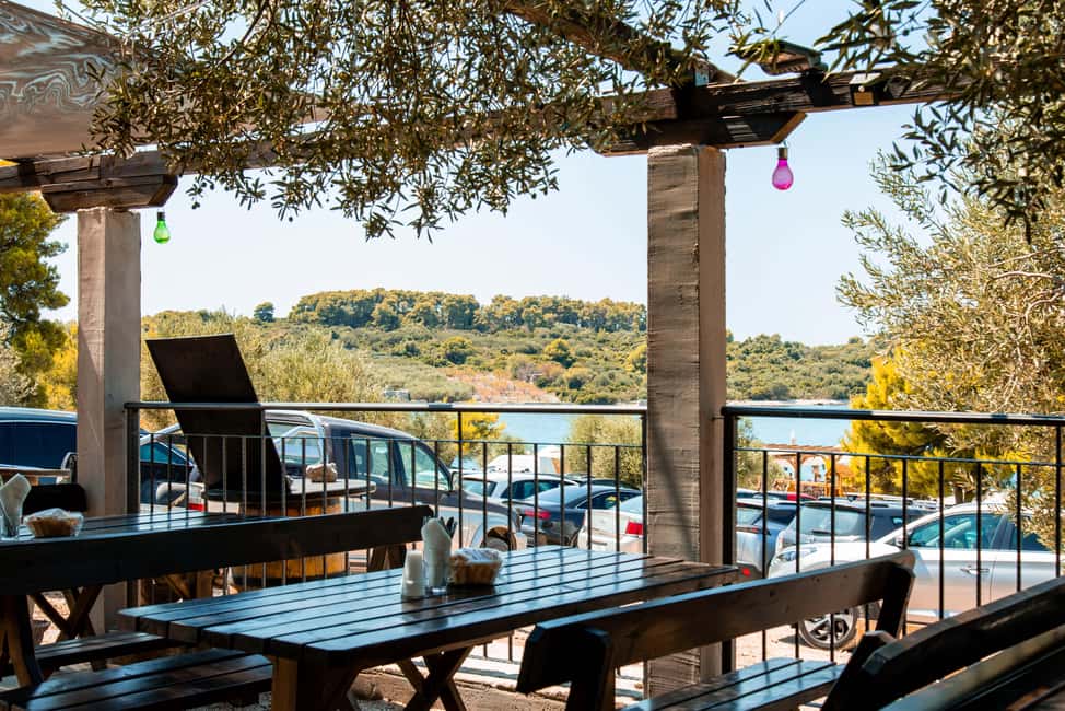 Split: Blue Lagoon, 3Islands, Boat Trip, Mediterranean lunch - Stop 7 to Stop 8: Šolta’s Nečujam Bay and the pirate-ship snorkel