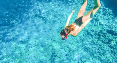 Split: Blue Lagoon and 3 Islands Speedboat Tour - Borkko Beach Bar: Pine Trees, White Sand, and a Pine-Shadow Break