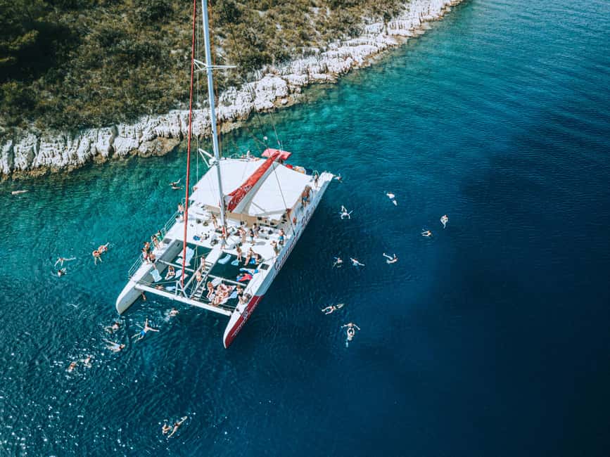 Split: Blue Lagoon & Trogir Boat Tour with Lunch and Drinks - Fumia Bay Second Swim Stop: More Water Time, Less Stress
