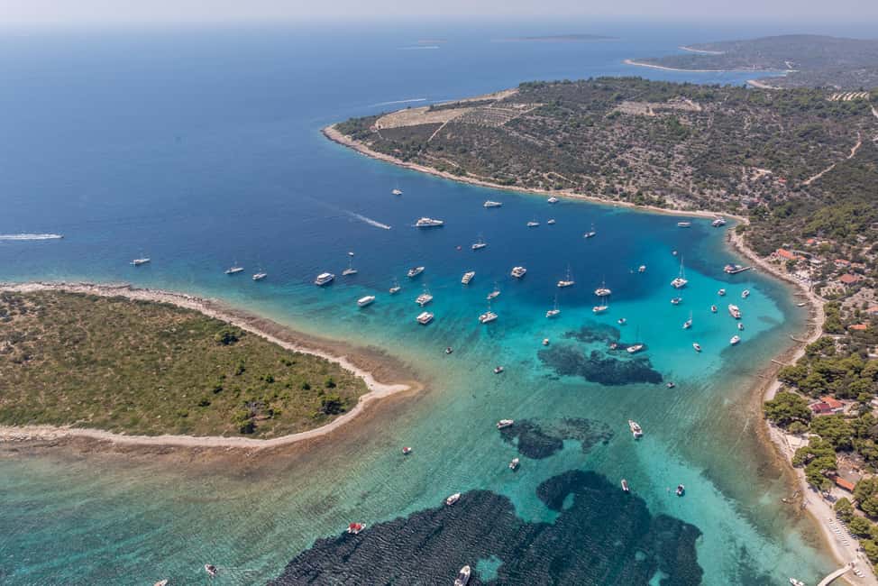 Split Boat Trip Half-Day: Blue Lagoon, Trogir & Čiovo - Čiovo’s Borkko beach bar: the best kind of break