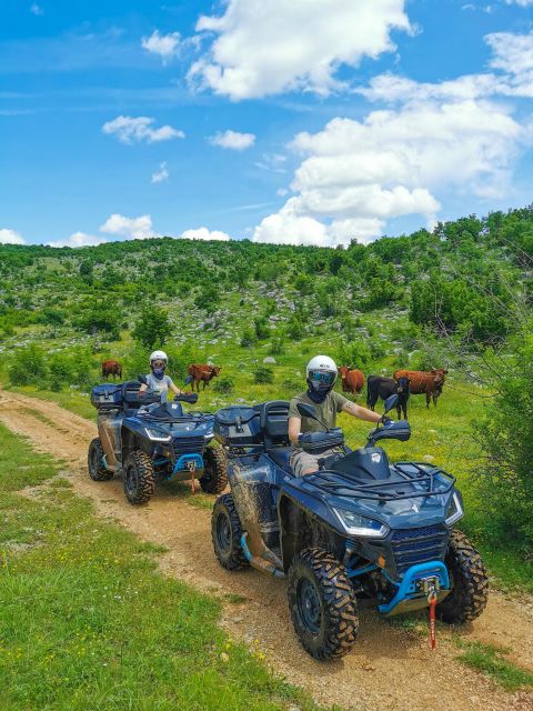 Split: Dalmatian Quad Tour with River Swimming & Picnic - Getting Set Up: Helmets, Gloves, Dust Mask, and a Real 600cc Machine