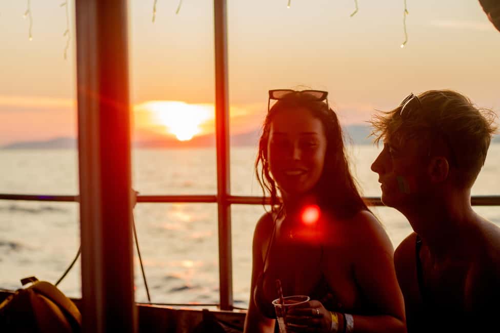 Split: Floating Festival Boat Party with Electronic Music - The 5-Hour Sunset Cruise: Live DJs, Shots, and a Boat-Party Rhythm