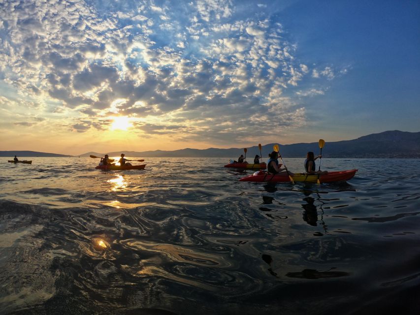 Split: Guided Sunset Sea Kayaking & Snorkeling Tour - Double Kayaks, Life Vests, and Keeping Your Phone Un-Drowned