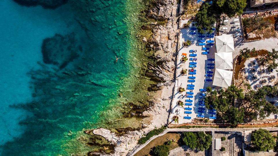 Split: Half-Day Blue Lagoon, Shipwreck, and Trogir Boat Tour - Blue Lagoon on Drvenik: why the water looks like that