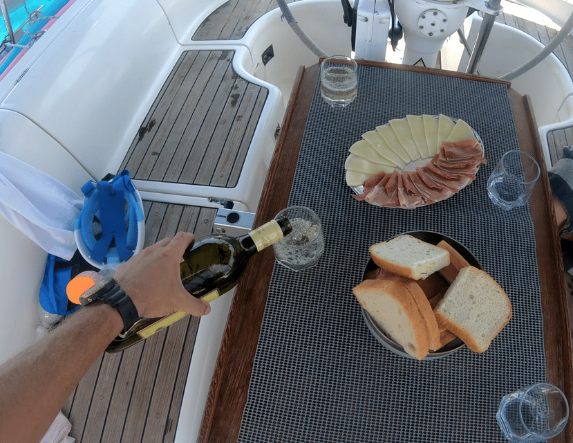 Split: Half Day Sailing Tour with Swim Stop, Snacks and Wine - Snacks, wine, and small comforts onboard