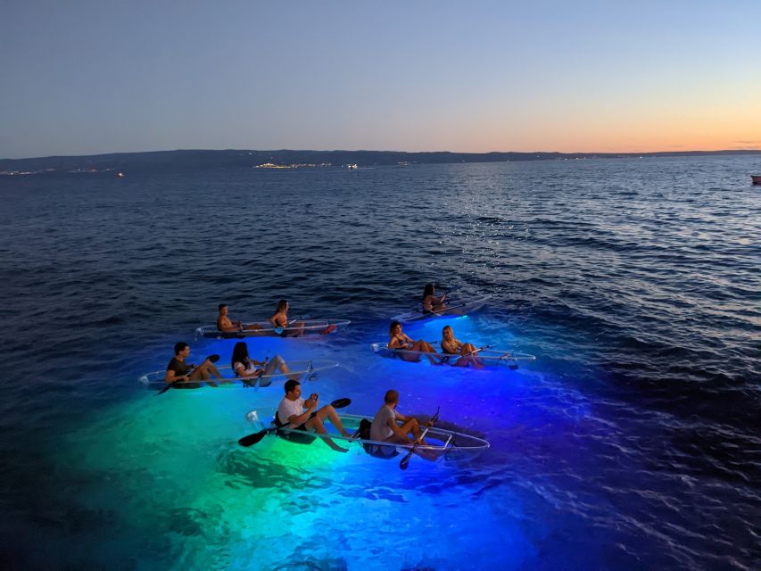 Split: Illuminated Evening Guided Kayaking Tour - Effort Level: 4 km of Beginner Paddling (and Realistic Expectations)