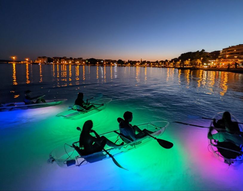 Split: Illuminated Evening Guided Kayaking Tour - Stobreč Campsite Start: Getting Comfortable Before the Lights Roll In