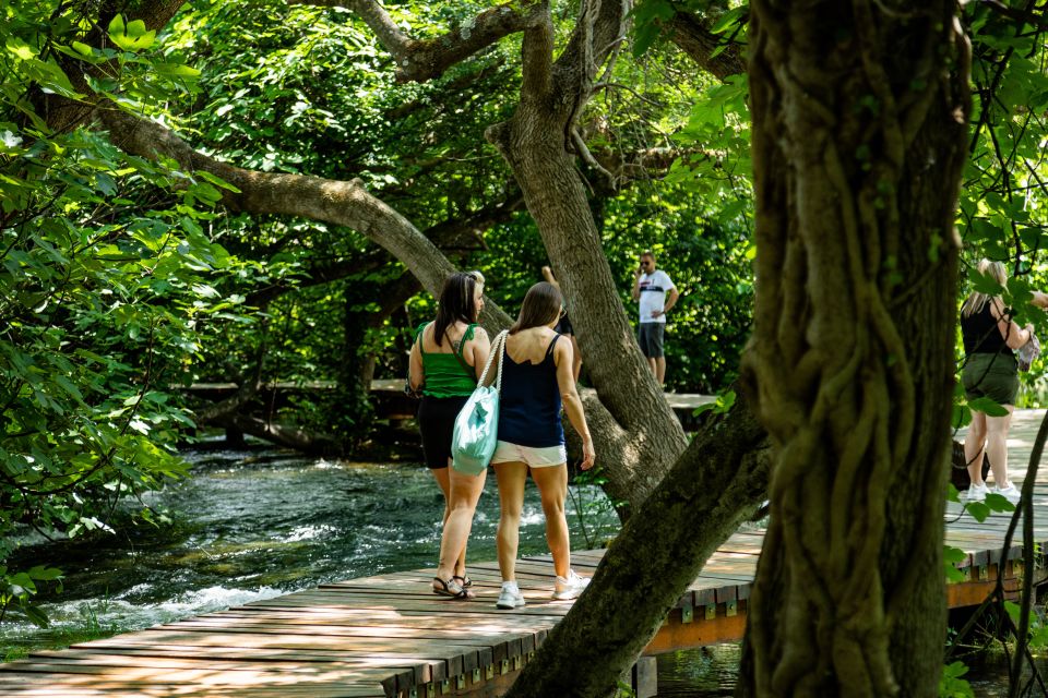 Split: Krka National Park Day Trip with Boat Ride & Swimming - Krka National Park’s Waterfalls and Travertine Barriers