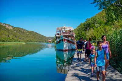 Split: Krka Waterfalls Trip with Boat Cruise and Swimming - From Split to Skradin: the coach portion that buys you time
