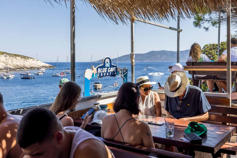 Split or Trogir: Blue Cave, Vis, and Hvar Speedboat Tour - Blue Lagoon on Budikovac: snorkeling without the hassle