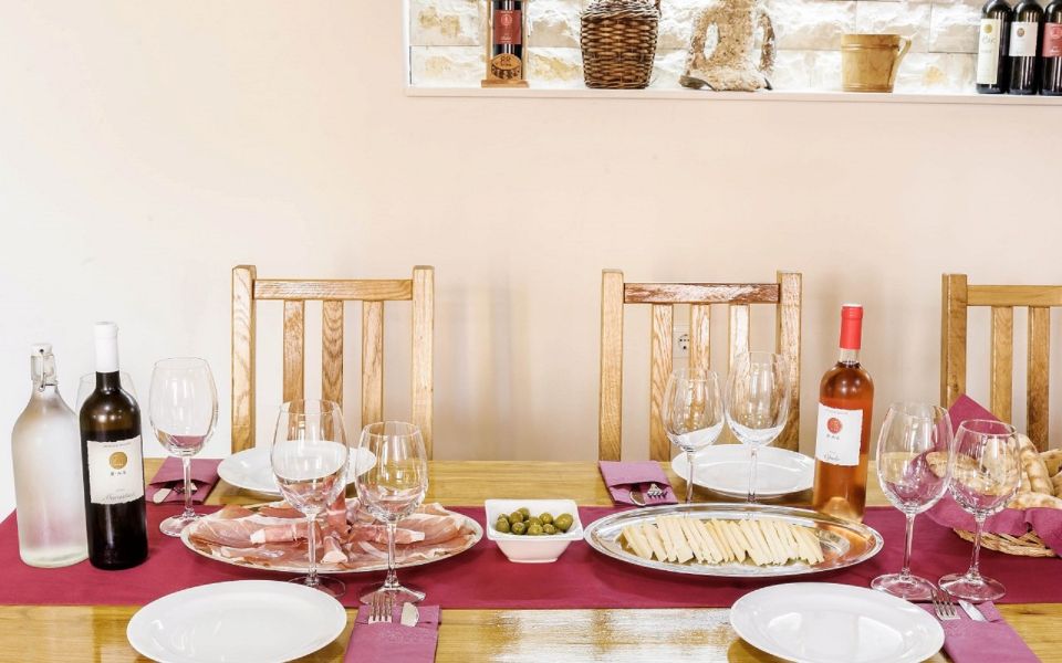 Split or Trogir: Krka Waterfalls & Wine and Food tasting - Ranch Rak near Šibenik: wine tasting with a sommelier and real food pairing