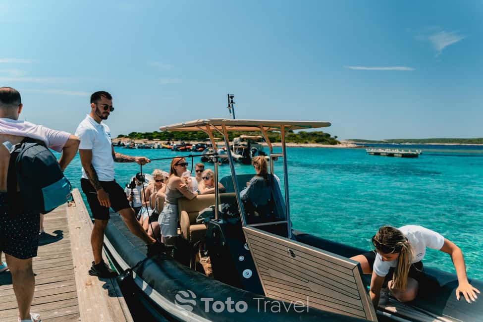 Split/Podstrana: Blue Cave, Hvar & 6 Islands Speedboat Trip - Budikovac Blue Lagoon: easy walk, strong swim time, snorkeling included