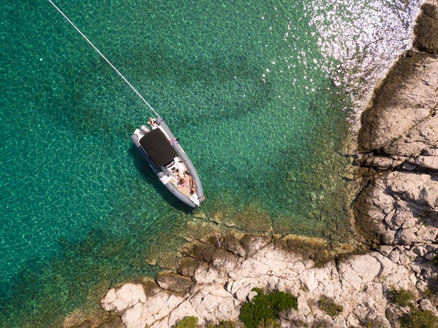 Split: Private Full Day Boat Trip to Blue Lagoon and Trogir - The return to Split: sunset time and dolphin chances