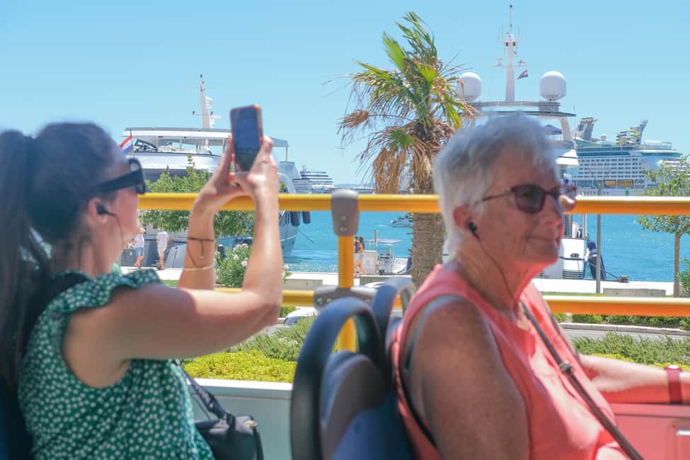 Split: Red Line Panoramic Tour with Sightseeing Bus - Audio Headsets, Onboard Wi-Fi, and How to Get the Best Sound
