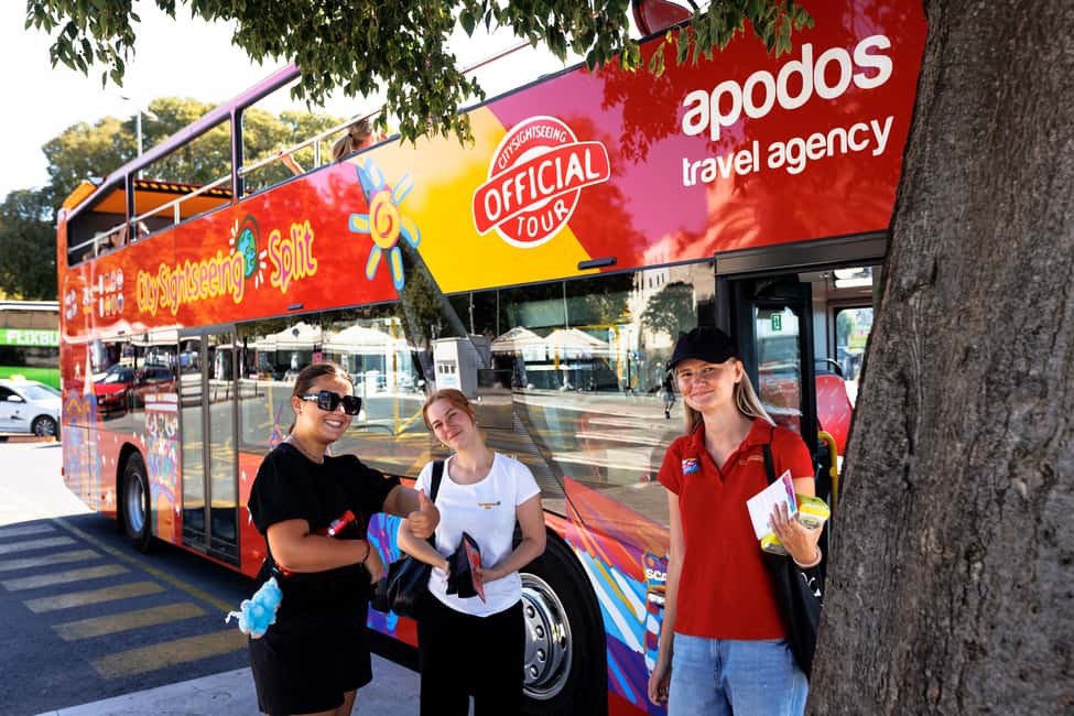 Split: Red Line Panoramic Tour with Sightseeing Bus - Yacht Marina, Poljud Stadium, and the Other Landmarks You Might Skip