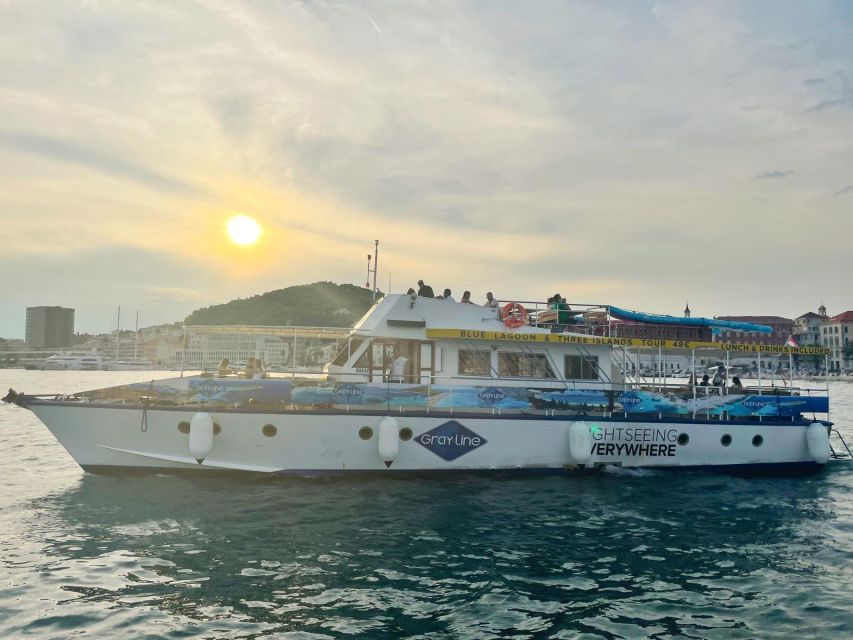 Split: Riviera Sunset Cruise & Swim with Summer Vibes - Čiovo Island and Deck-Time: Music, the Toast Glass, and That Evening Mood