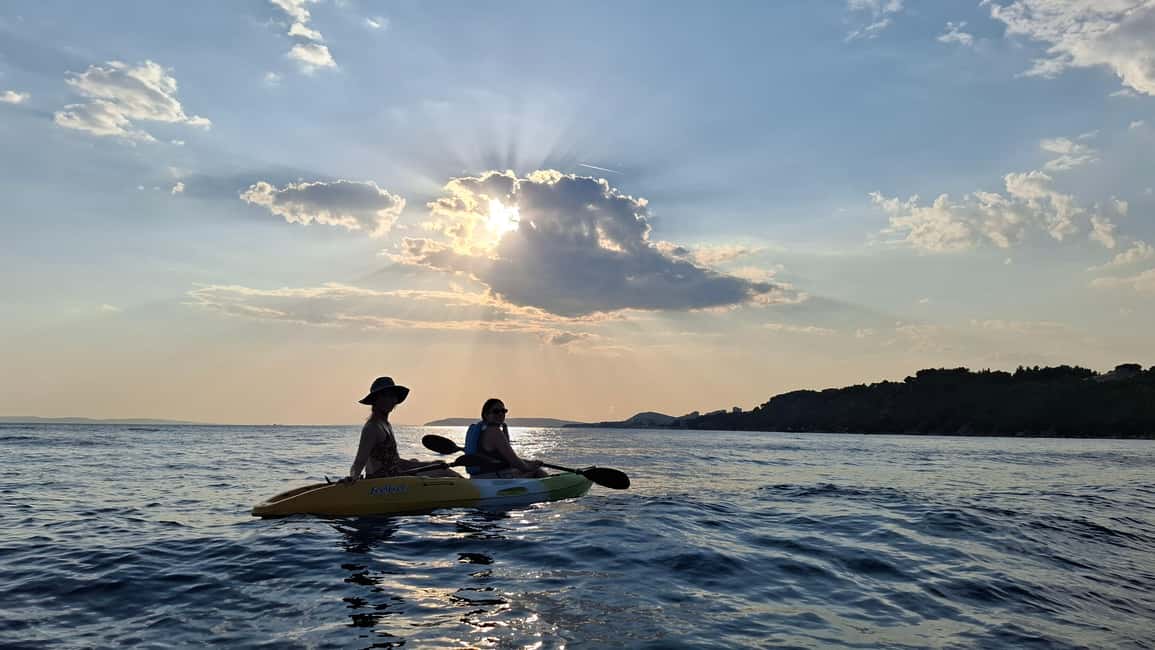 Split: Sunset Guided Kayaking Tour - Stop 1: the river glide into Stobreč calm