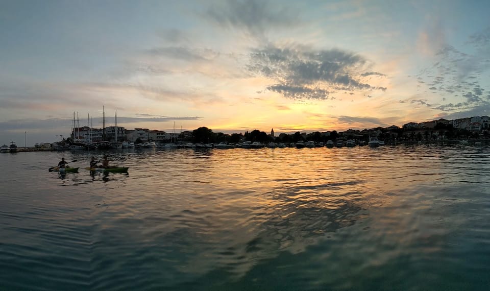 Split: Sunset Guided Kayaking Tour - Sunset color time: what you’re aiming to see from the horizon