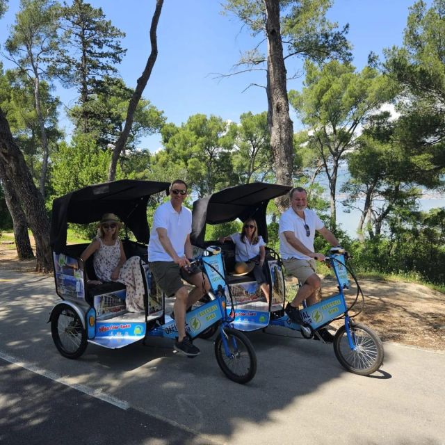 Split Tour in Private Electric Rickshaw - Matejuška, Sustipan, and Obojena Beach: water views without the hike