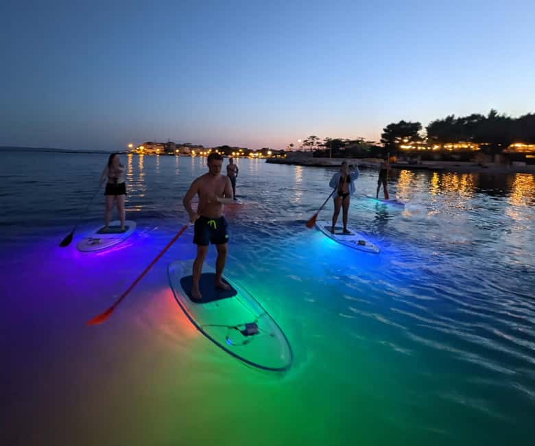 Split: Transparent SUP night Glow tour - Night-Glowing SUP in Split: the trick that makes it different