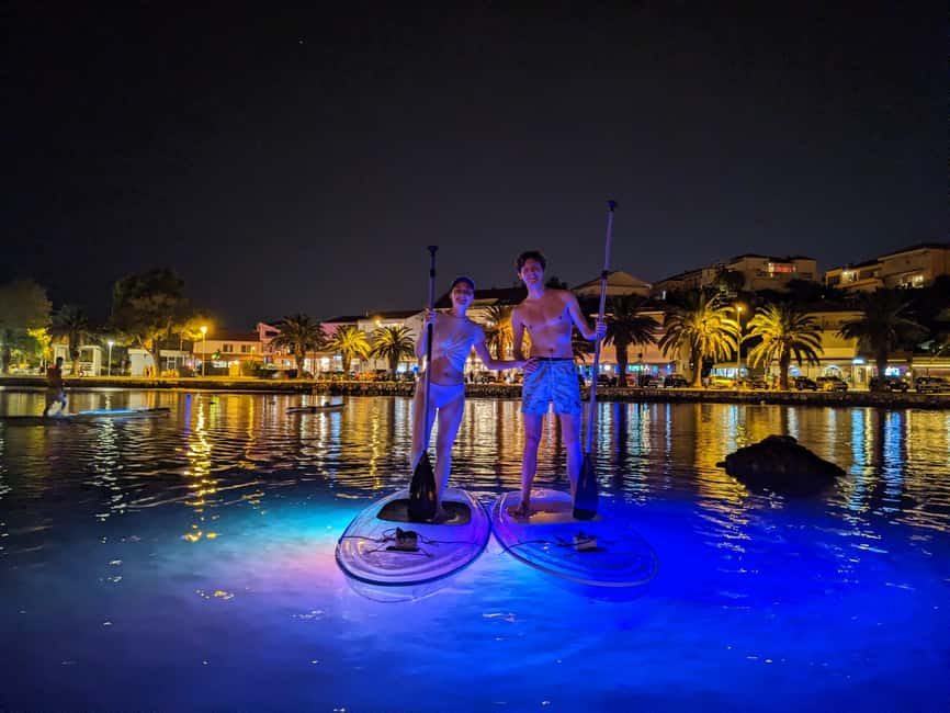 Split: Transparent SUP night Glow tour - Transparent board + LED lights: how the magic actually works