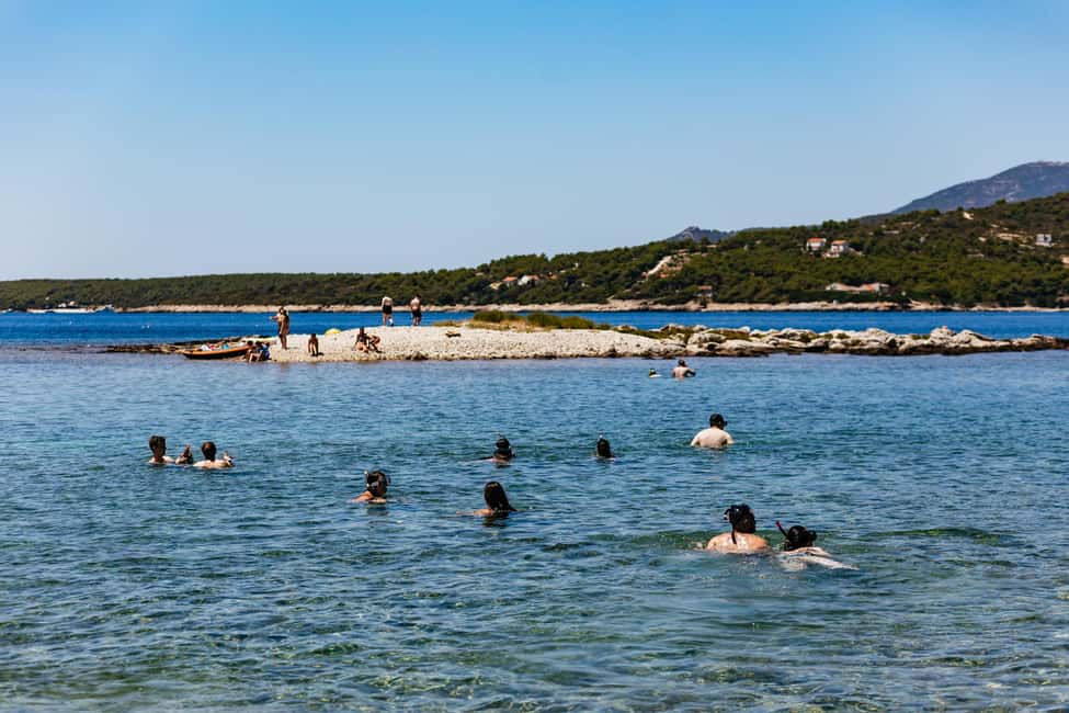 Split/Trogir: Blue Cave, Mamma Mia, Hvar and 5 Island Tour - Stiniva Cove: the shortest swim can be the most memorable