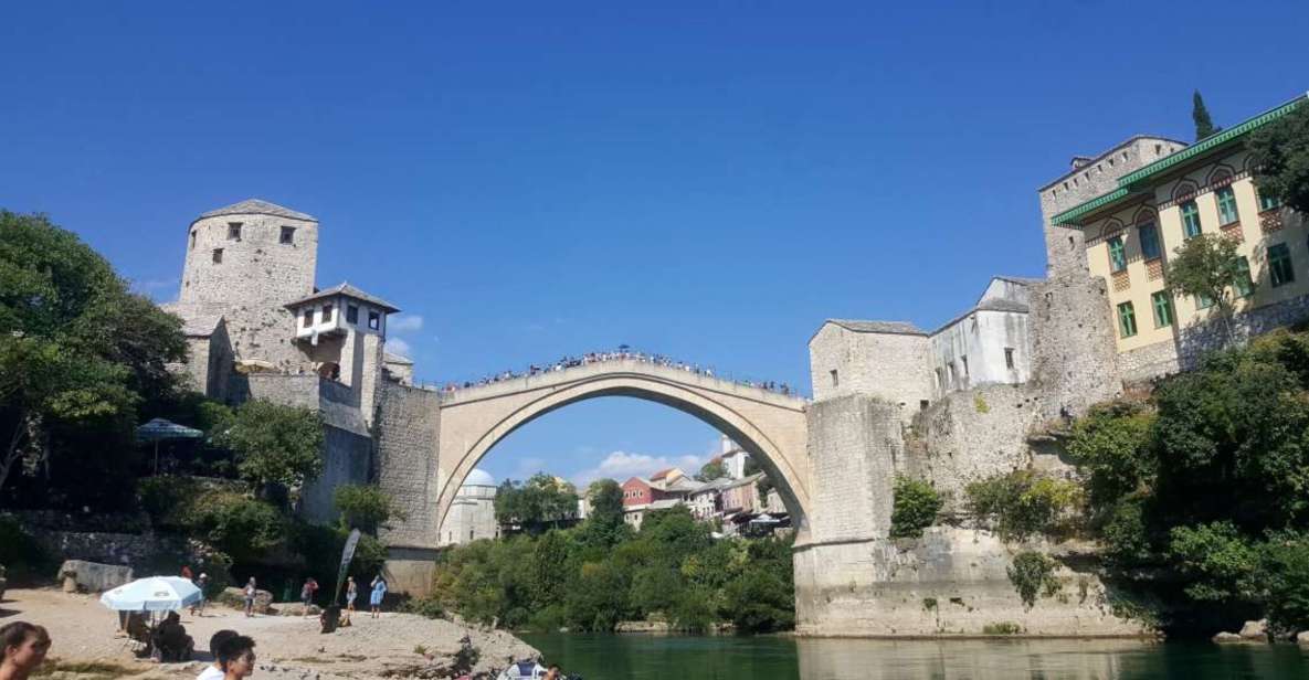 Split/Trogir: Mostar and Medjugorje Tour with Wine Tasting - The old bazaar walk: shops, history, and real street-level browsing