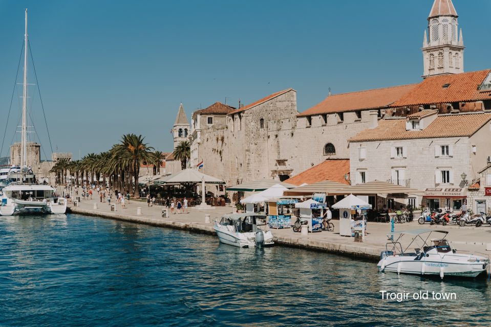 Split & Trogir: Private Blue Lagoon & Wine Tasting Boat Tour - Blue Lagoon Swim Stops: What the Boat Day Really Feels Like