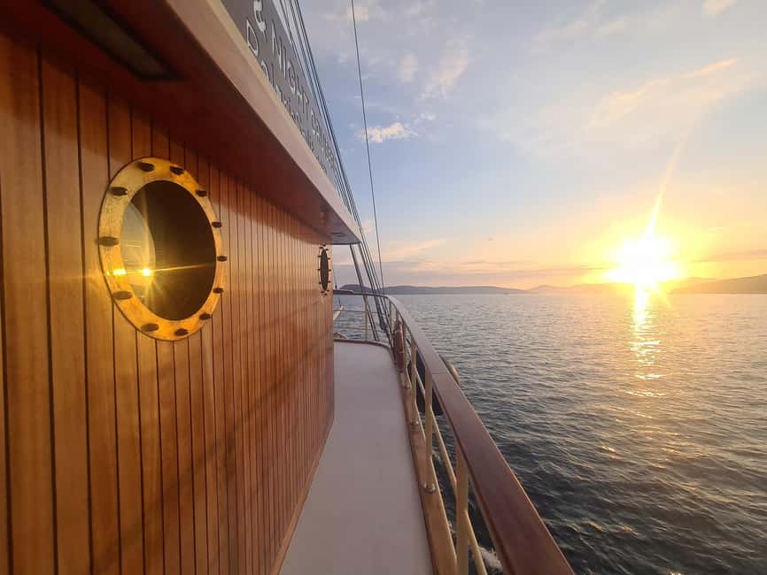 Split:Sunset Cruise with Live Music - Hajduk stadium and marina scenery: the Split details most tours skip