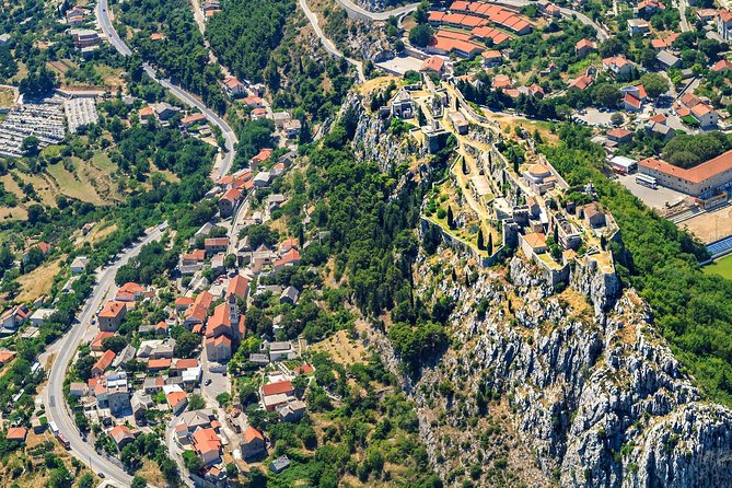 The Diocletian route - Panoramic Flight over Split - Flying the southern coast after Marjan: watching Split from above