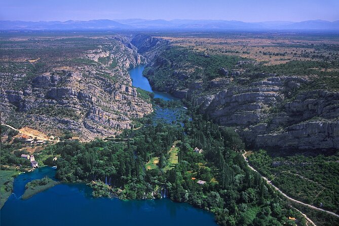 The Wonder of nature route - Panoramic Flight over Plitvice Lakes & Krka NP - Flying Croatia’s parks in two hours: the big-picture appeal