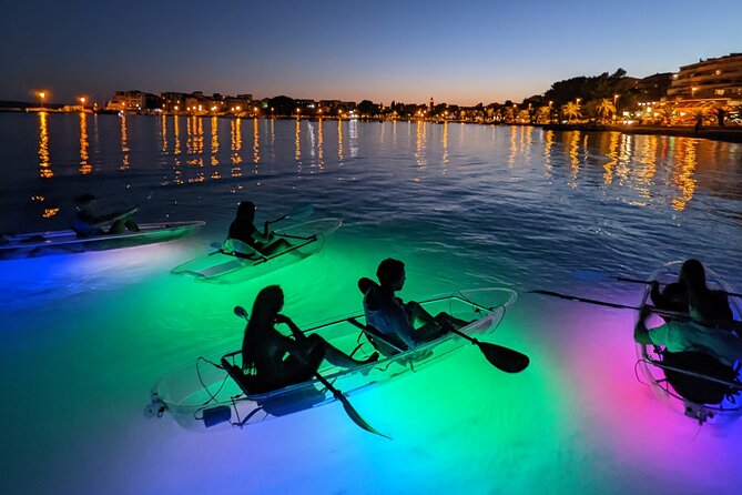 Transparent Kayak Glow Tour in Split - Getting to the water: Split pickup or join at Stobreč
